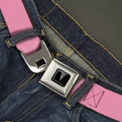 Pontiac Seatbelt Belt - Baby Pink Webbing