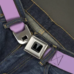 Pontiac Seatbelt Belt - Lavender Webbing