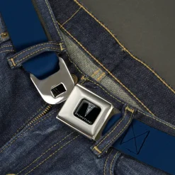 Pontiac Seatbelt Belt - Navy Webbing