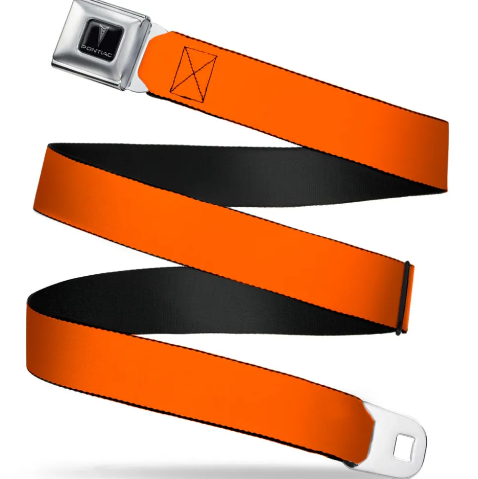 Pontiac Seatbelt Belt - Orange Webbing