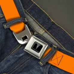 Pontiac Seatbelt Belt - Orange Webbing