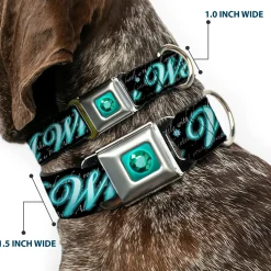 Princess Gem Full Color Turquoise Seatbelt Buckle Collar - Aladdin A WHOLE NEW WORLD/Story Script