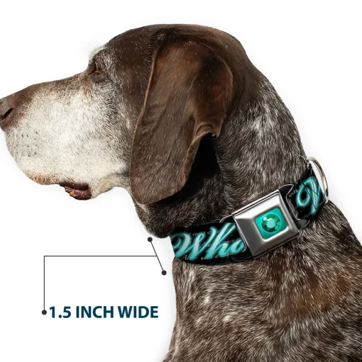 Princess Gem Full Color Turquoise Seatbelt Buckle Collar - Aladdin A WHOLE NEW WORLD/Story Script
