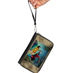 PU Zip Around Wallet Rectangle - Classic Star Trek JOIN STARFLEET TODAY Member Group Pose