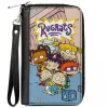 PU Zip Around Wallet Rectangle - RUGRATS Group Pose