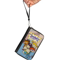 PU Zip Around Wallet Rectangle - RUGRATS Group Pose