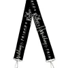Purse Strap - Friends I'D RATHER BE WATCHING FRIEND THE TELEVISION SERIES Black White Multi Color