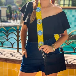 Purse Strap - SpongeBob Window Expressions Pineapple Yellows