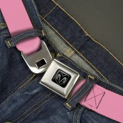 Ram Seatbelt Belt - Baby Pink Webbing