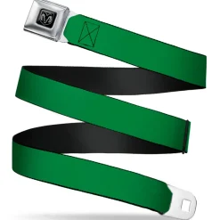 Ram Seatbelt Belt - Green Webbing