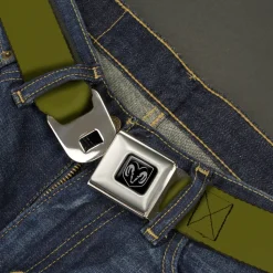Ram Seatbelt Belt - Olive Webbing