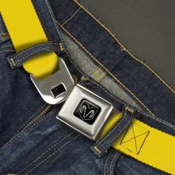 Ram Seatbelt Belt - Yellow Webbing