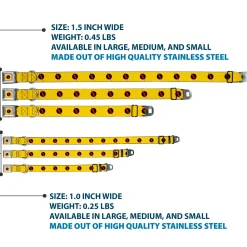 Reverse Flash Logo Full Color Golden Yellow Black Red Seatbelt Buckle Collar - Reverse Flash Logo Golden Yellow/Black/Red