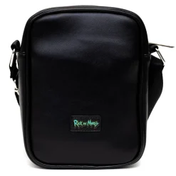 Rick and Morty Bag, Cross Body, Rick and Morty Lenticular Face Expression Applique, Vegan Leather