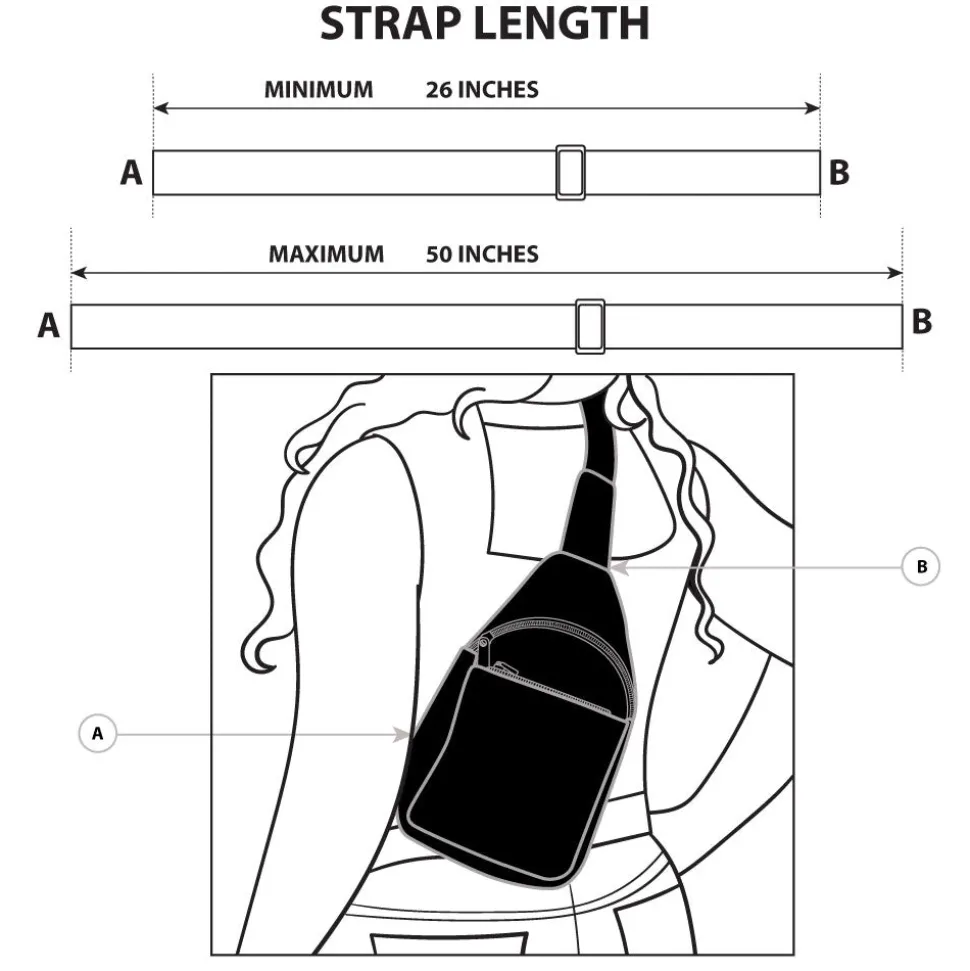 Rick and Morty Bag, Sling, Rick and Morty Get Schwifty Portal Pose Greens, Bounding, Vegan Leather