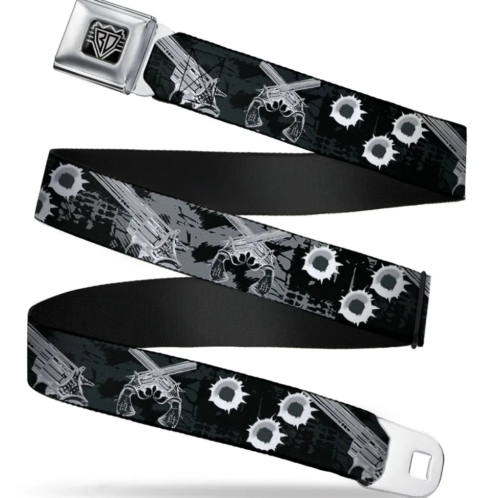 Seatbelt Belt - Revolvers Black/Gray