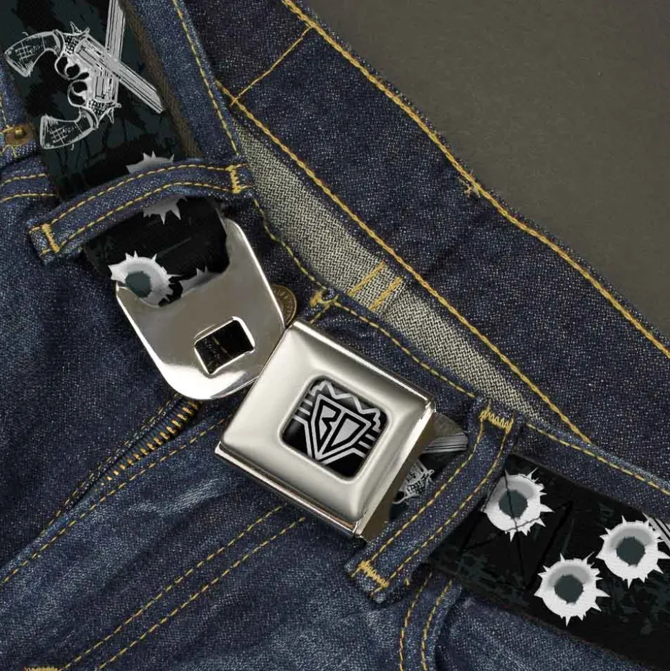 Seatbelt Belt - Revolvers Black/Gray