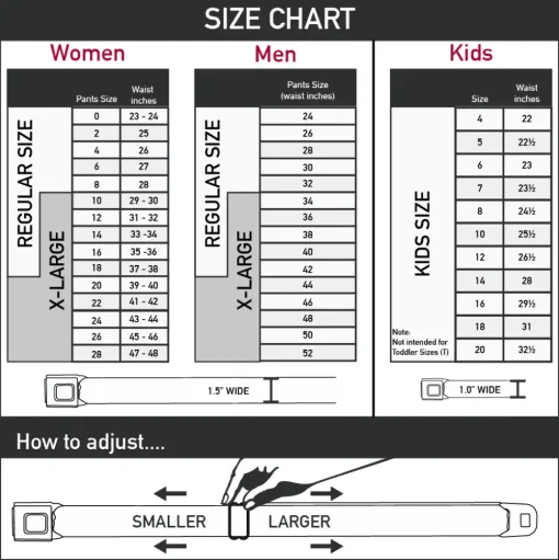 Seatbelt Belt - Verbiage Sex Positions Black/White
