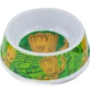 Single Melamine Pet Bowl - 7.5 (16oz) - Groot Happy Pose + Groot Poses Music Notes Greens