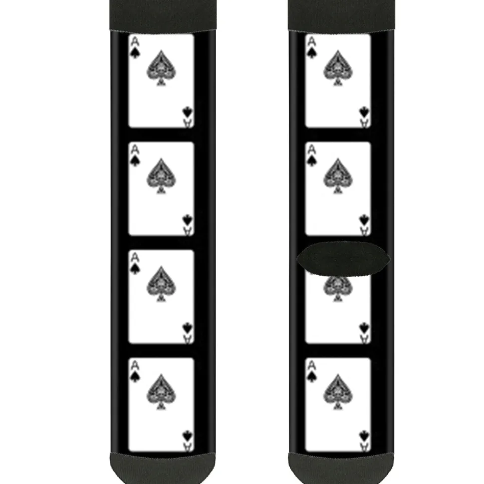 Sock Pair - Polyester - Ace of Spades - CREW