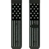 Sock Pair - Polyester - Americana Stars & Stripes2 Weathered Black Gray - CREW