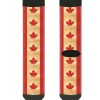 Sock Pair - Polyester - Canada Flag Continuous Vintage - CREW