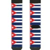 Sock Pair - Polyester - Cuba Flags - CREW