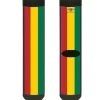 Sock Pair - Polyester - Rasta - CREW