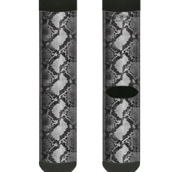 Sock Pair - Polyester - Snake Skin 3 Grays - CREW