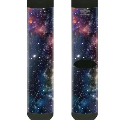 Sock Pair - Polyester - Space Dust Collage - CREW
