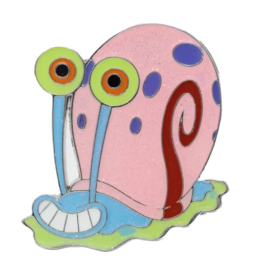 SpongeBob SquarePants Blind Box Glitter Enamel Pin Series - Mystery Character SpongeBob, Sandy, Patrick, Gary, Squidward, Mermaidman, Barnacle Boy or Mrs Puff