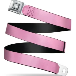 Starburst Seatbelt Belt - Baby Pink Webbing