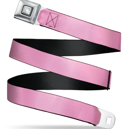 Starburst Seatbelt Belt - Baby Pink Webbing