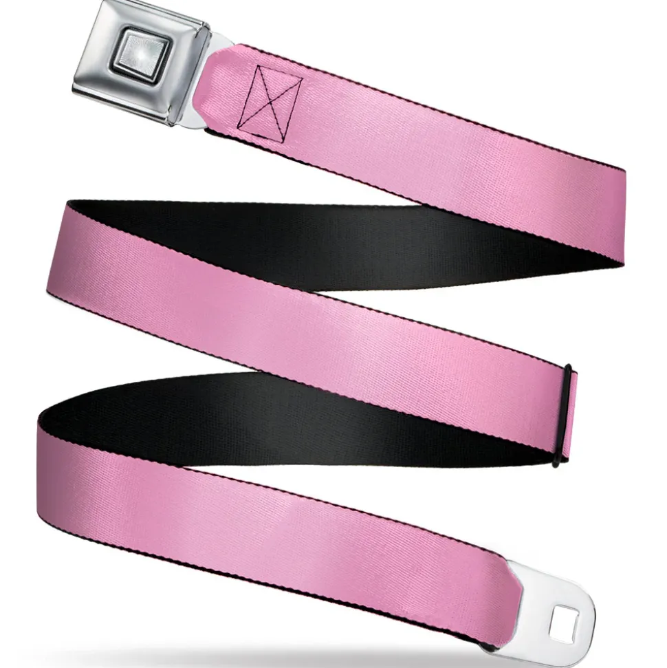 Starburst Seatbelt Belt - Baby Pink Webbing