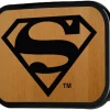 Superman Logo Reversed GW Black - Matte Rock Star Buckle