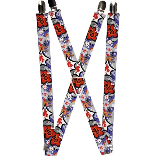 Suspenders - 1.0" - BD Cartoon