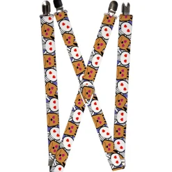 Suspenders - 1.0" - BD Cartoon CLOSE-UP