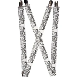 Suspenders - 1.0" - BD Est. 93 White