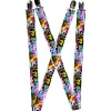Suspenders - 1.0" - Cali Bear/CALI Graffiti/Pot Leaves Black/Multi Color