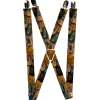 Suspenders - 1.0" - Cali License Plates Stacked Vintage