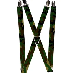 Suspenders - 1.0" - Camo Olive