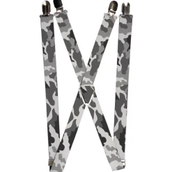 Suspenders - 1.0" - Camo White