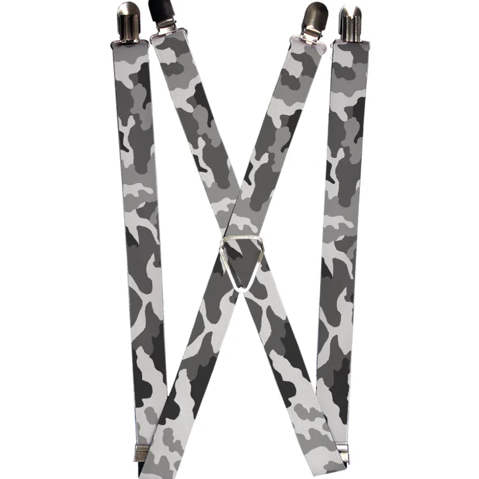 Suspenders - 1.0" - Camo White