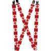 Suspenders - 1.0" - Canada Flags