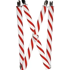 Suspenders - 1.0" - Candy Cane