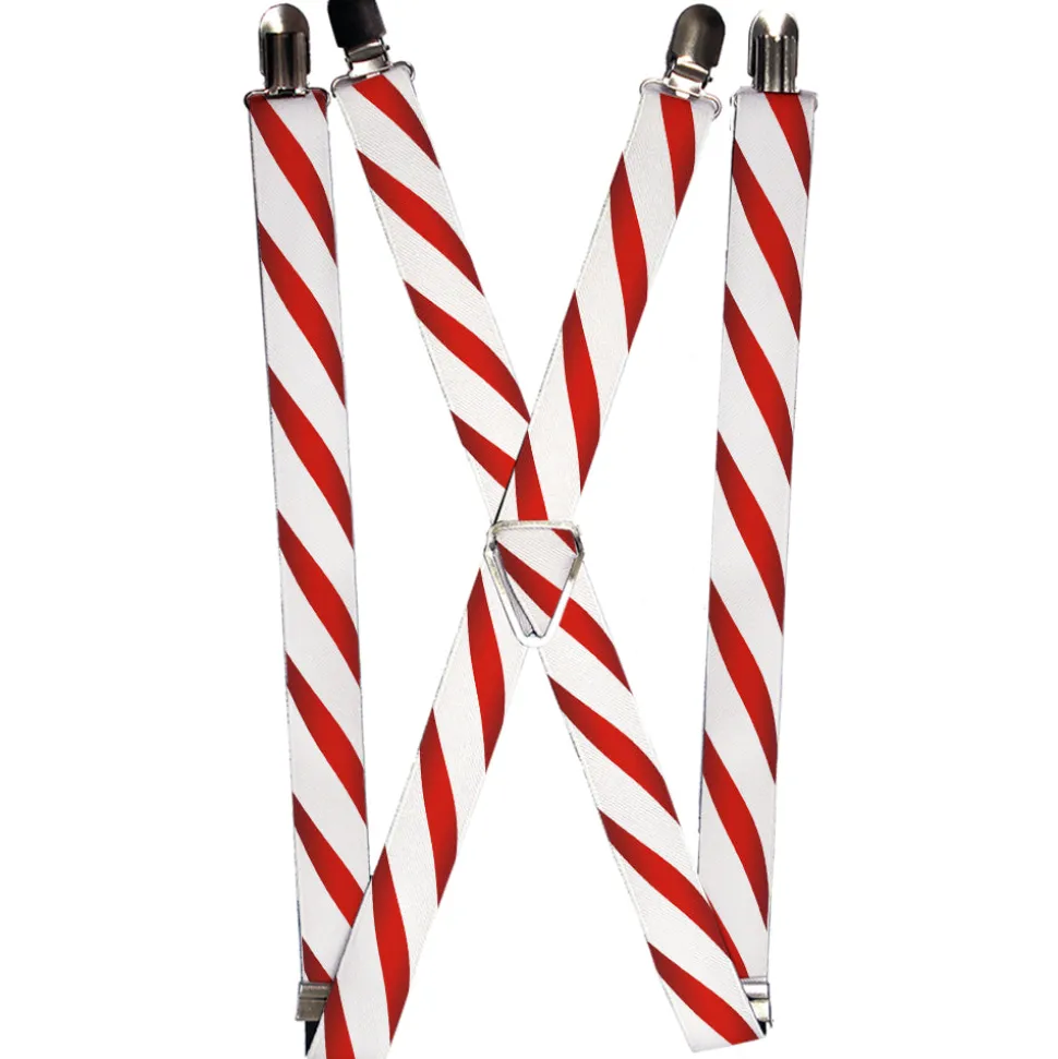 Suspenders - 1.0" - Candy Cane