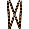Suspenders - 1.0" - Celtic Knot Black/Burgundy/Gold