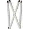 Suspenders - 1.0" - Checker Black/White Fade Out