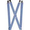 Suspenders - 1.0" - Checker BlueKU/White