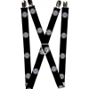 Suspenders - 1.0" - CHEVROLET SUPER SERVICE Logo Black Blue Yellow White